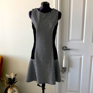 Fit & Flare Black white dress